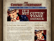 Tablet Screenshot of cowboylibertarian.com